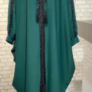 Abaya Farasha verte